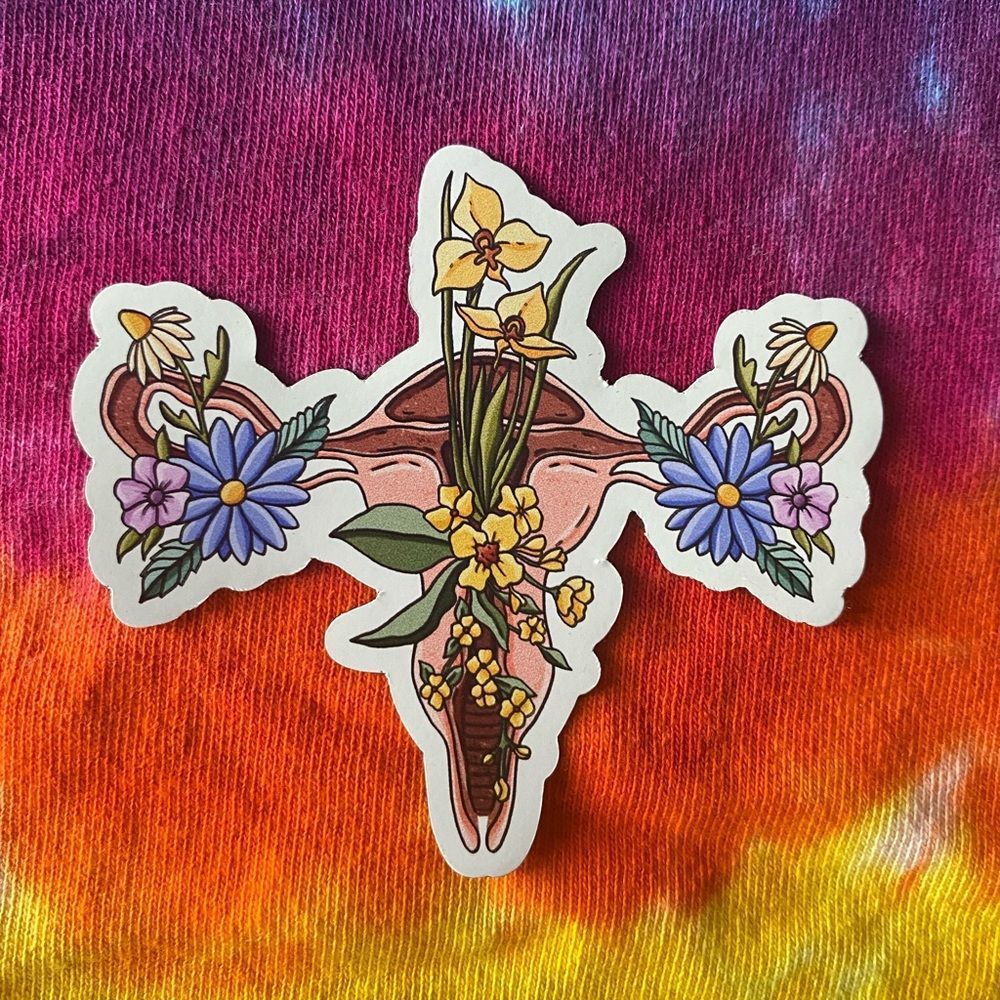 Feminine Energy Floral Woman Empowerment Feminist Magnet